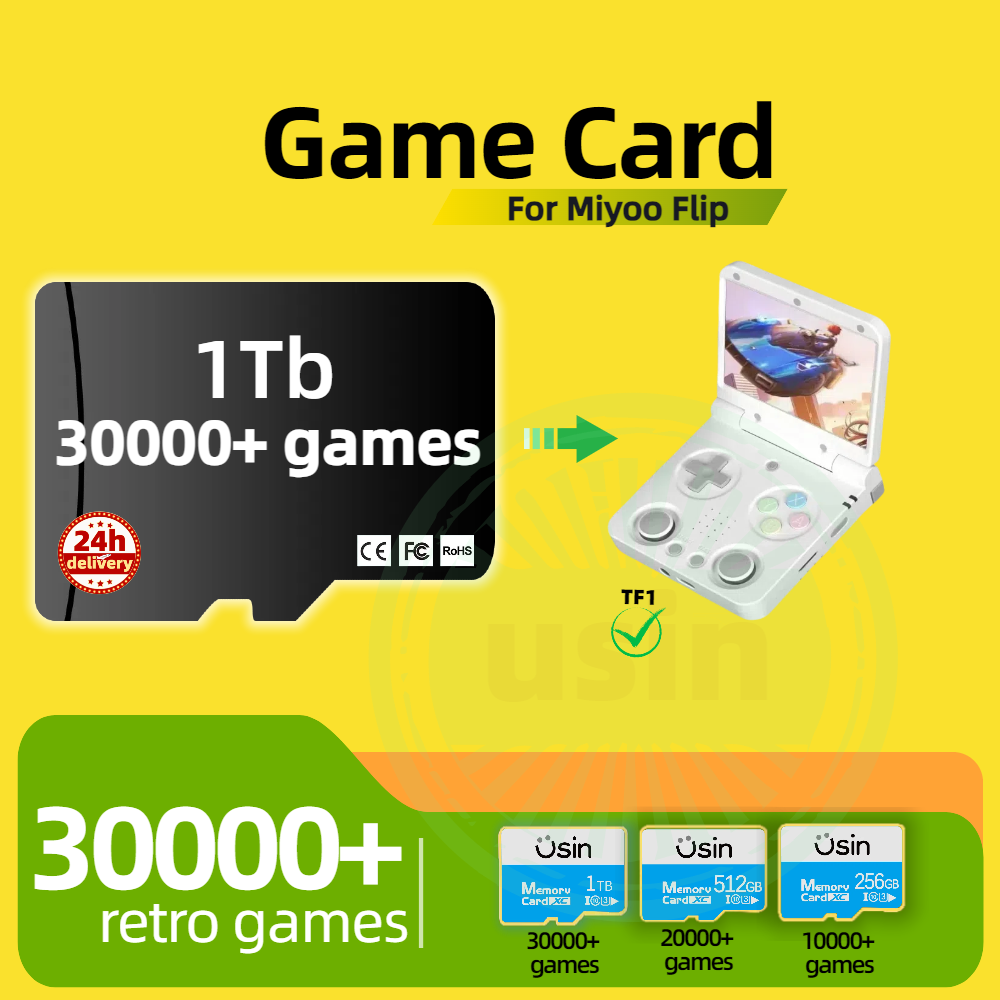 Gaming Console Cartoon - Игровая карта для Miyoo Flip 30000+