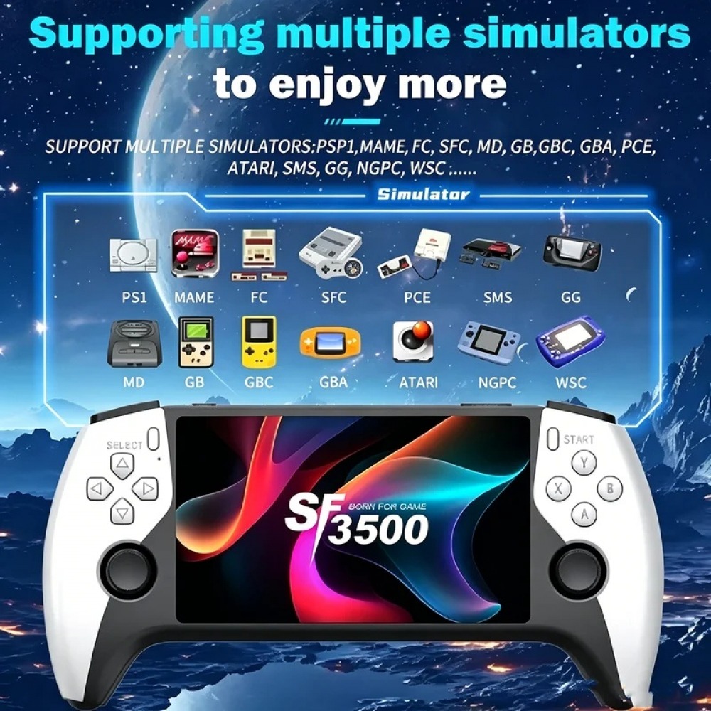 Gaming Console Retro Handheld - Портативная игровая консоль SF3500 5 дюймов