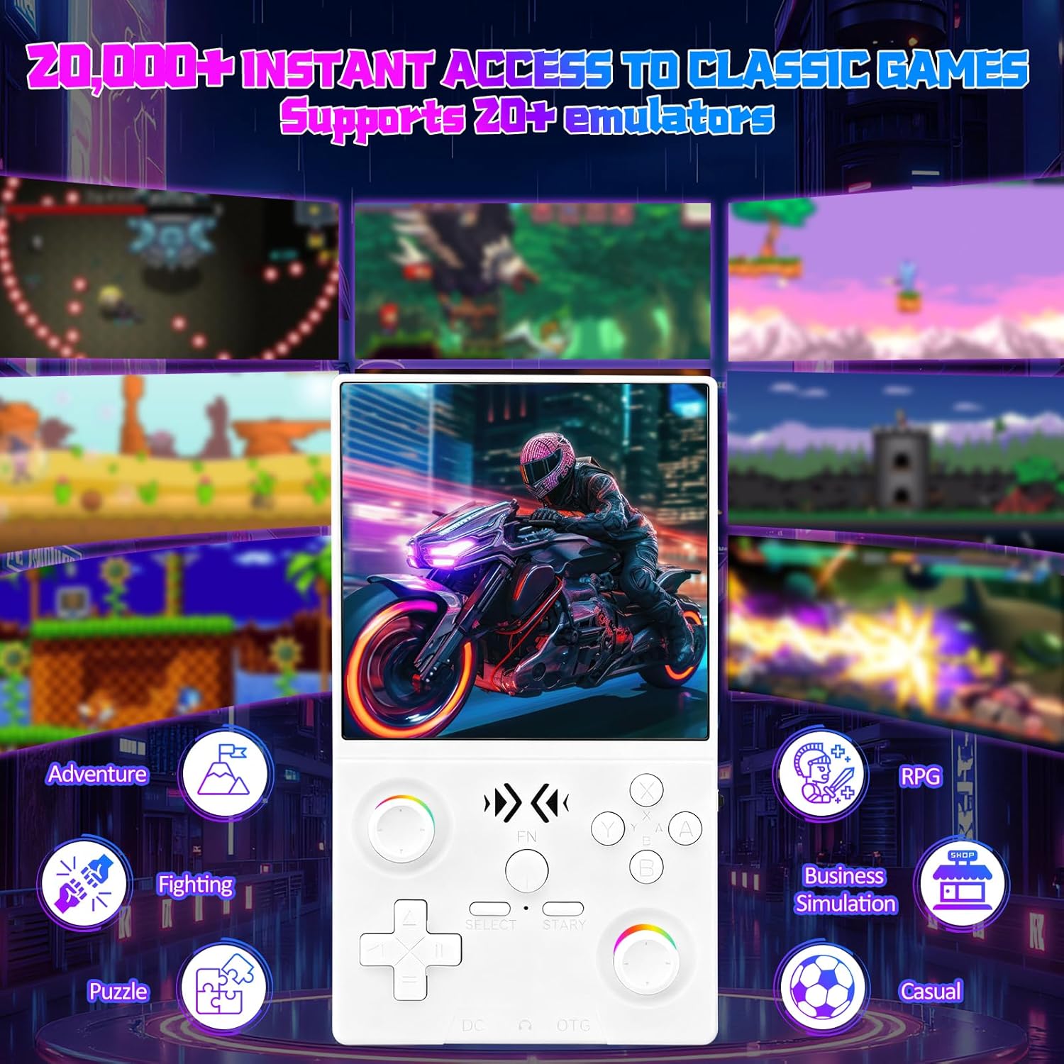 Портативная игровая консоль FL – обзор и цена Gaming Console Retro Handheld
