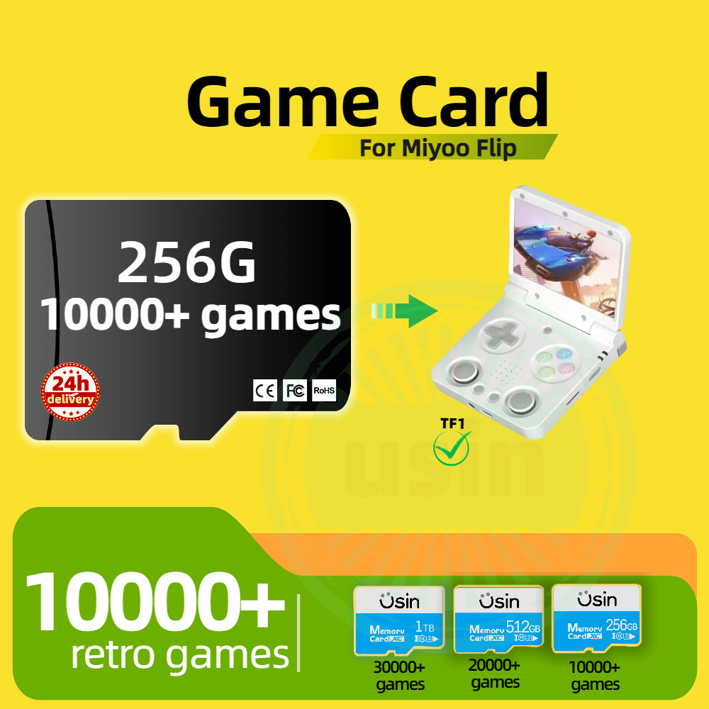 Игровая карта для Miyoo Flip 3 – обзор и цена Gaming Console Cartoon